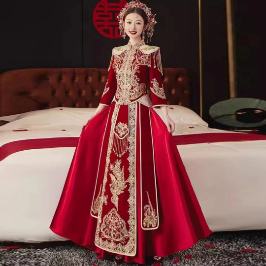 elegant night dresses Long Formal Dress CD0239 by Ladivine English Violet / 18