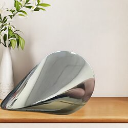 Tai Chi Ball, Stress Relief Ball, Stainless Steel Decompression Ball, Oloid Metal Toy Geometric Shape