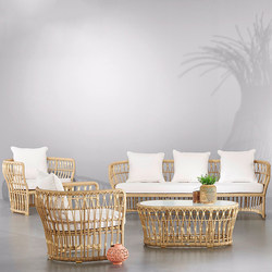 Outdoor Rattan Sofa Set for Living Room, Villa Courtyard, Garden, and Terrace; Sun-Resistant and Waterproof Rattan Chair Leisure Sofa Combination