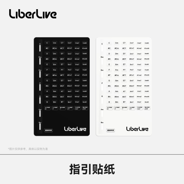 LiberLive Guide Stickers Chord Stickers (for LiberLive C1 Stringless Guitar)