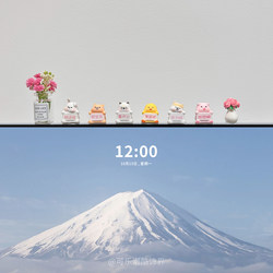 Good Luck Computer Screen Ornament, Workstation Mood-Boosting Display Decoration, Cute and Unique Office Desk Creative Item