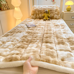 2025 New Model A-Grade Bubble Rabbit Fur Mattress for Student Dormitories, Home Soft Cushion Mattress, Blanket Pad