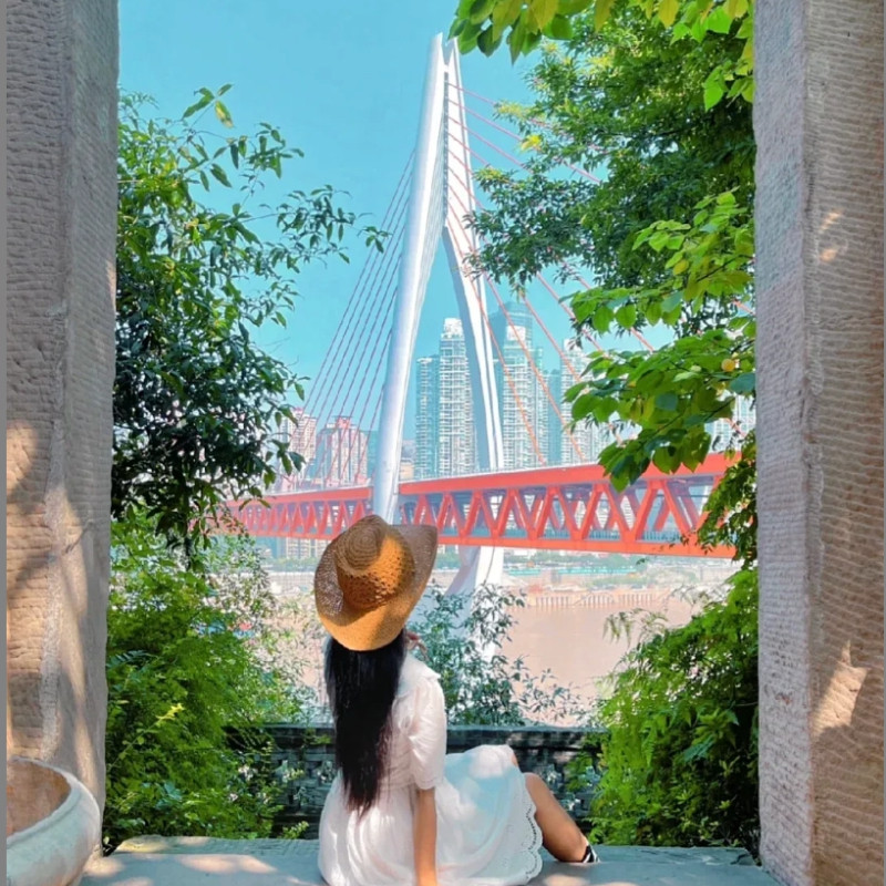 含机票重庆4日3晚独立专车磁器口古镇单轨穿楼观景平台鹅岭二厂