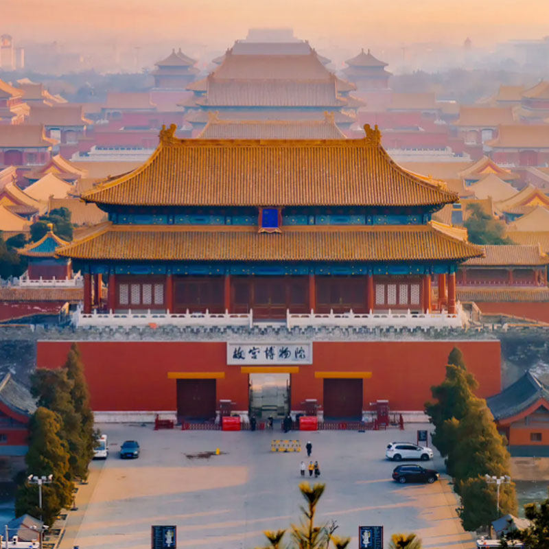 北京4天3晚专车自由行住希尔顿欢朋+故宫+颐和园+八达岭长城+升旗