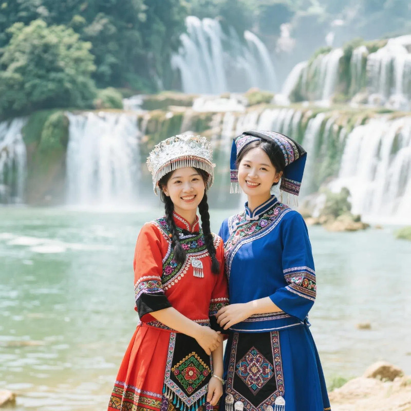 机票贵阳8天7晚含门票酒店专车黄果树瀑布荔波小七孔西江千户苗寨