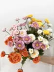 3 đầu mặt trời hoa cúc nhân tạo hoa trang trí nhà cửa hoa giả để bàn hoa lịch nhỏ bó hoa nhẹ sang trọng hoa nhỏ tươi bình hoa giả đẹp dây hoa hồng leo giả Cây hoa trang trí