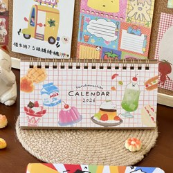 New 2026 Japanese Furukawa Paper Crafts Tea Ceremony Animal Calendar Desk Calendar Creative Illustration Planner Desk Calendar Ornament
