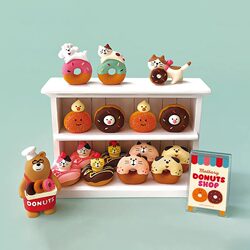 Zakka Japanese-Style Cute Cat Bread Donut Cat Baking Food Toy Afternoon Tea Desktop Trendy Ornament Gift