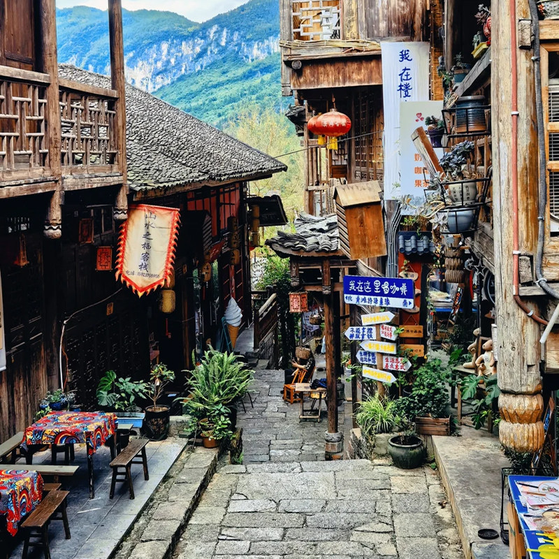 重庆九黎城龚滩古镇乌江画廊游船一日游2-8人小团