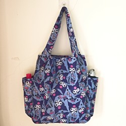 Student Lunch Box Bag, Lightweight Eco-Friendly Bag, Foldable Shopping Bag, Supermarket Grocery Bag, Side Pocket, Washable Bag