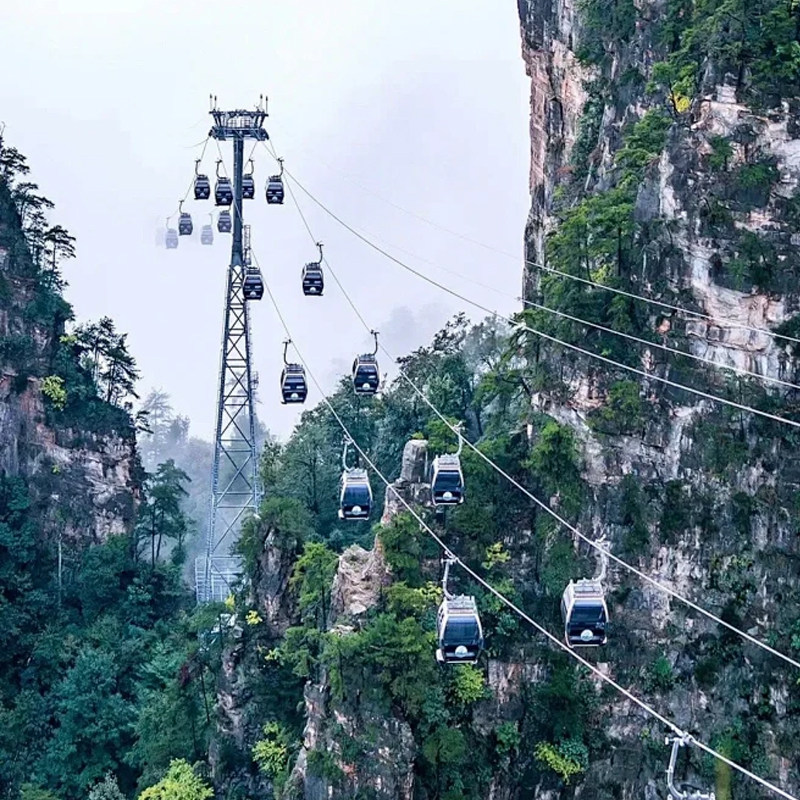 湖南长沙张家界旅游2天1晚纯玩天门山武陵源国家森林公园二日跟团