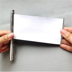 A Pen That Can Hide Things, Creative Memo Pen for Students' Exams, Gel Pen for Drawing and Memorizing Words, Smooth Retractable Pen