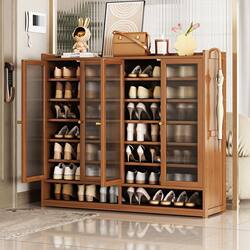 Mengshu Muyu Household Shoe Rack, Multi-Layer Shoe Cabinet, Doorway Shoe Rack, Simple Dust-Proof Shoe Cabinet, Space-Saving Storage Solution