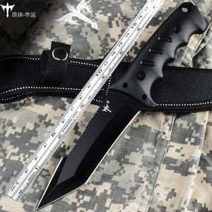 Knife anti -body cold weapon portable tactical knife Swiss military knife portable outdoor fruit knife blade straight knife