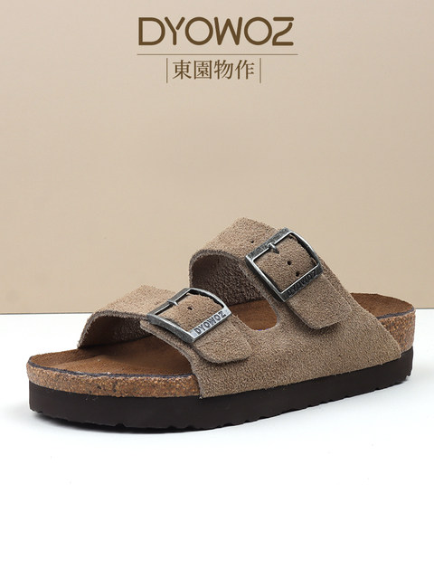 DYOWOZ/Dongyuan Made Japanese Birkenstock thick-soled cork sandals for women's new fashionable and versatile flip-flops