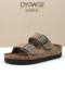 DYOWOZ/Dongyuan Made Japanese Birkenstock thick-soled cork sandals for women's new fashionable and versatile flip-flops