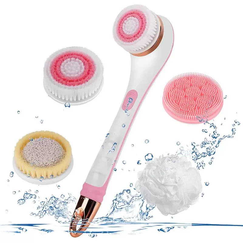 Electric Shower Brush Back Body Sponge Scrubber Facial Clean-Taobao