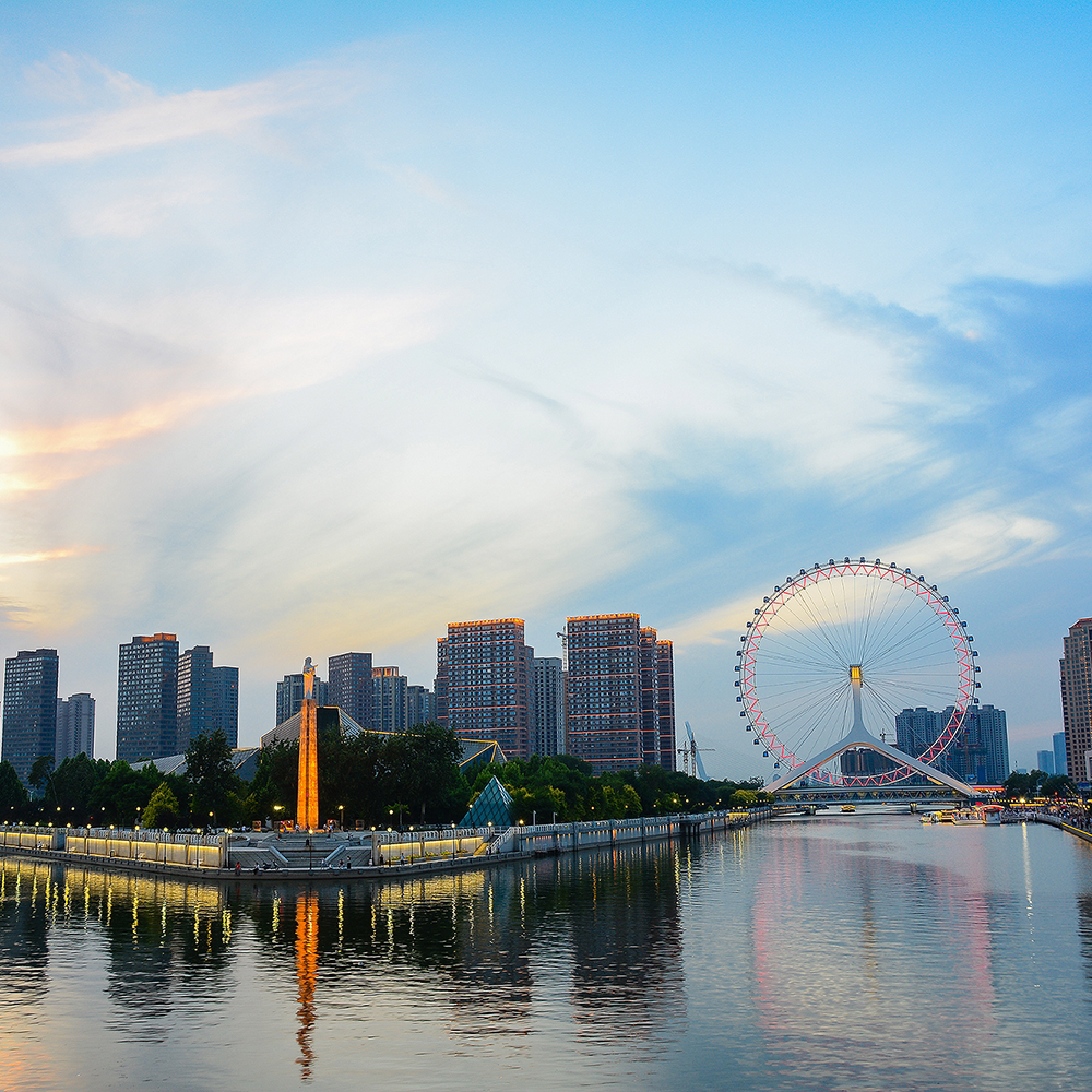 北京旅游到天津意大利风情街古文化街外滩公园一日游含相声游船