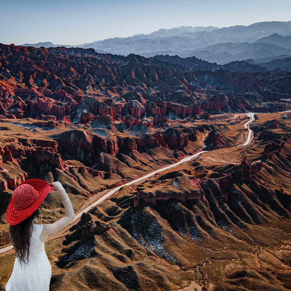 张掖旅游到七彩丹霞冰沟丹霞丹霞口纯玩一日游市区接含门票观光车