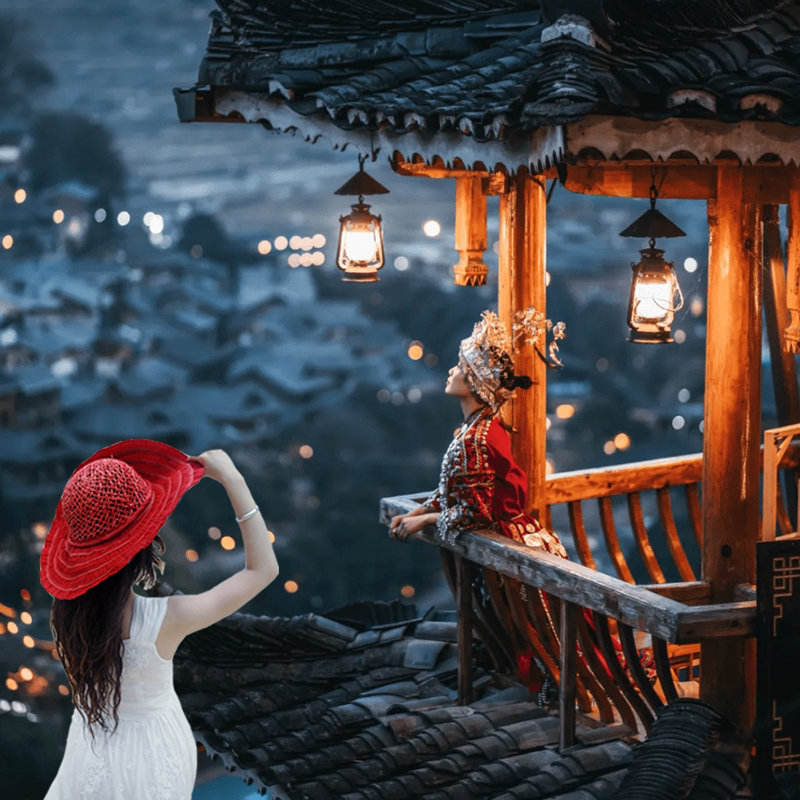 贵州旅游纯玩5天4晚黄果树瀑布荔波小七孔千户苗寨五日游含接送机