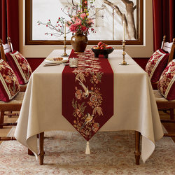 Table flag light luxury new Chinese style red festive atmosphere
