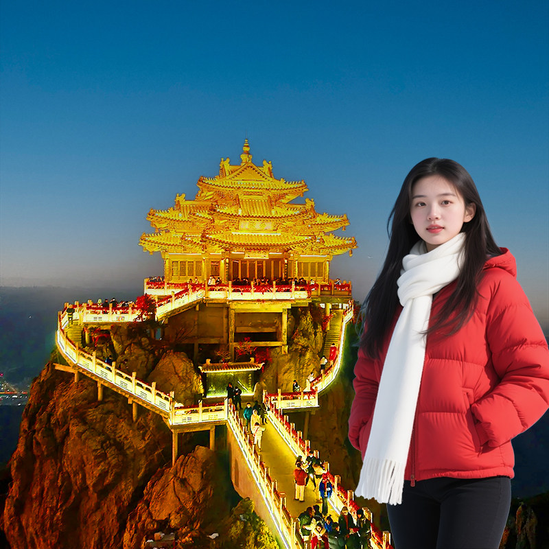 洛阳老君山一日游早中晚班车直达索道站洛阳老君山旅游跟团游纯玩