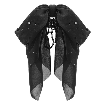 Star bow clip women's high-end 2025 new clip headdress fashionable versatile exquisite ponytail clip hair clip
