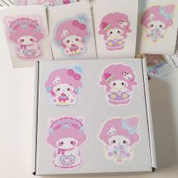 Exclusive Special-Shaped Little Sheep Stickers, Cute Sealing Stickers for Airplane Boxes, High-Value Packaging Materials