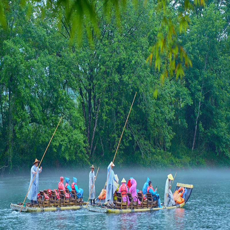 武夷山一日游+九曲溪竹筏漂流+印象大红袍演出