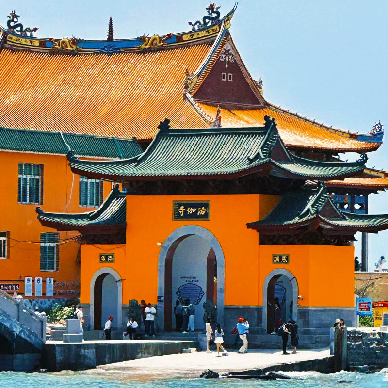 厦门旅游泉州石狮洛伽寺+蟳埔村+晋江梧林古村落一日游8人精品团