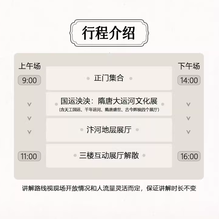 橄榄游 洛阳隋唐大运河文化博物馆讲解2小时深度人工导游讲解