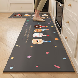 Kitchen floor mat 2025 new dirt-resistant floor oil-resistant mat