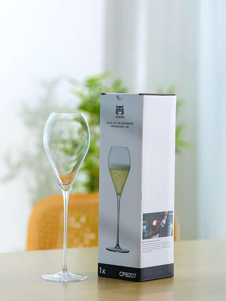 クリソン クリスタル シャンパングラス - Cp8207 高足ワイングラス