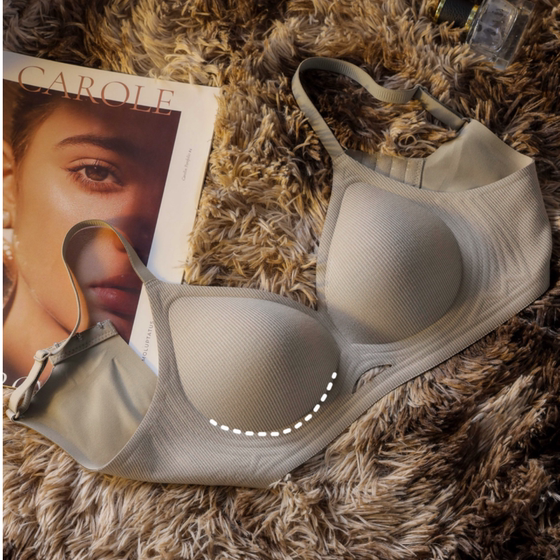 
Comfortable latex gathering and large, traceless underwear for women, women's top support, anti-sagging, sexy breathable, non-steel ring soft support bra