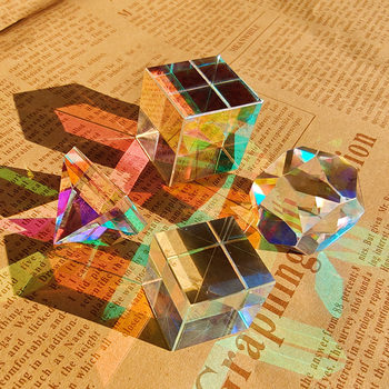 Colorful Prism Sun Catcher Light Cube