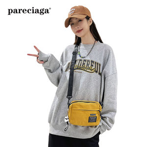 
Bata authentic pareciaga 2025 new popular Hong Kong style ins super hot Japanese men and women single-shoulder small backpack