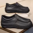 giày bảo hộ nữ Mùa Đông 2023 Chống Thấm Nước Mới Chống Trơn Trượt Công Việc Nhà Bếp Nam Trơn Đen Da Nam Đầu Bếp giày An Toàn Lao Động giày bảo hộ chống nước Giày Bảo Hộ