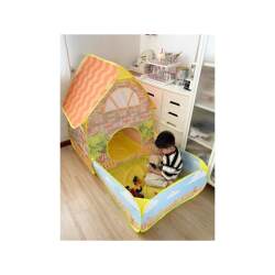 Children's Secret Base Cabin Tent Indoor Small House Boys and Girls Play House Ocean Ball Pool Outdoor