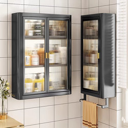 Small-Sized Washbasin Storage Cabinet, Wall-Mounted Storage Rack, Bathroom Storage Cabinet, Waterproof, for Bathroom and Balcony