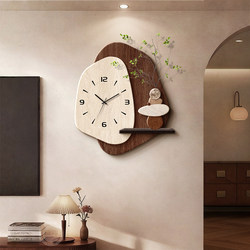 Medieval-Style Tv Background Wall Decorative Painting Stone Fortune Clock Living Room Hanging Painting Dining Room Creative Wall Clock Mural