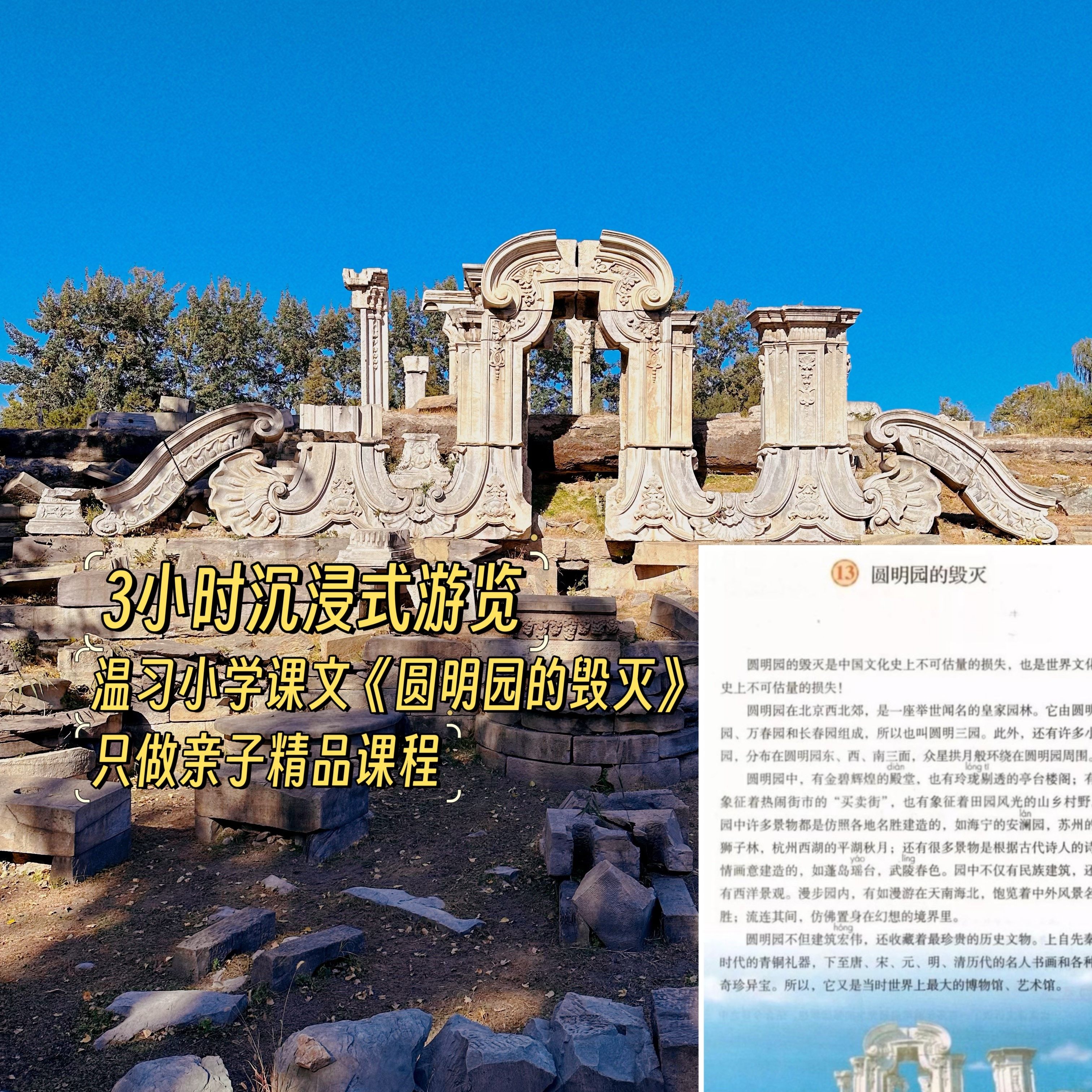 宫里宫外北京故宫天坛颐和园半日游亲子游大赛金奖退休教师不含票