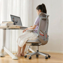 Leva Enova Ergonomic Chair for Home Use, Comfortable for Long Sitting, Computer Chair for Teenagers, Study and Office Chair