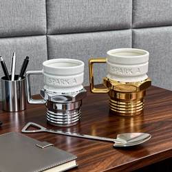 Cross-Border New Spark Plug Mug Is Suitable for Car Enthusiasts and Collectors, a Unique Spark Plug Mug Coffee Cup