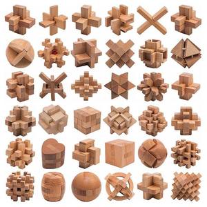 
Kongming Lock Luban Lock full set of intellectual development children's adult ring-removing toys for students aged 6-14