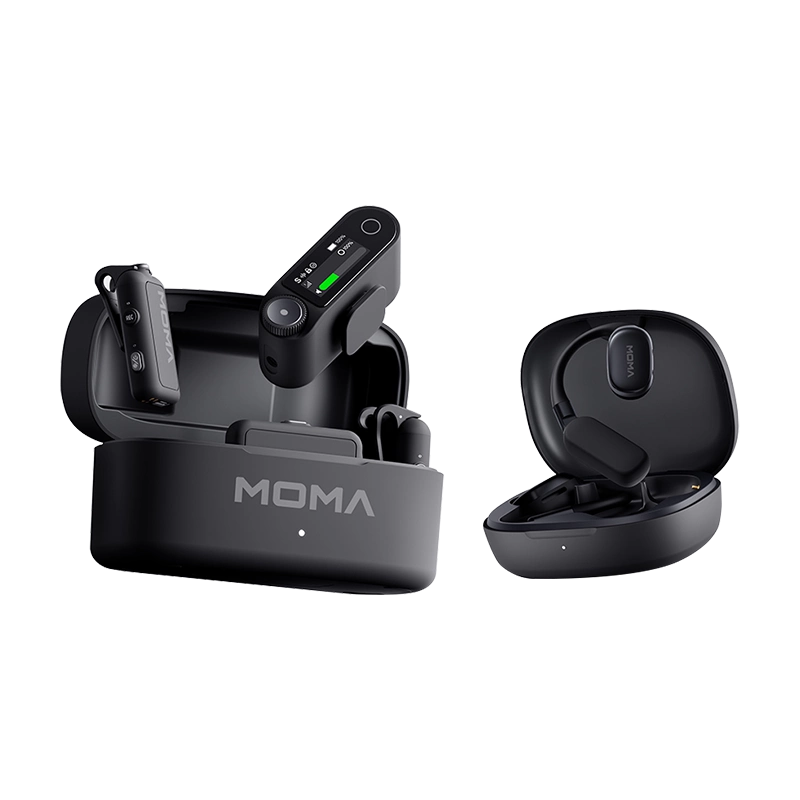 美品MOMA マイク猛玛 Lark MIX纽扣无线领夹式麦克风收音录音直播猛犸 MOMA猛玛Lark MIX无线领夹式麦克风纽扣收音录音直播手机降