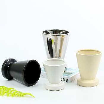 Green plant succulent ceramic flower tray container Nordic simple ins style home gardening flower arrangement potted ornaments