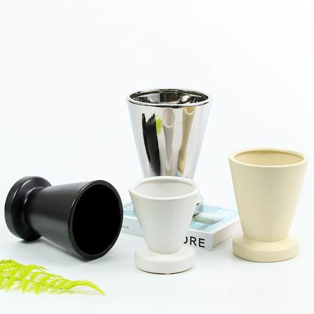 Green plant succulent ceramic flower tray container Nordic simple ins style home gardening flower arrangement potted ornaments