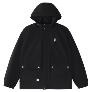 
FILA FUSION Fila Fashion Brand Woven Jacket Men's 2024 Autumn New Fashion Casual Loose Hooded Top