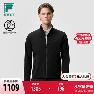 
FILA official men's woven top 2025 summer new golf sports basic sun protection jacket
