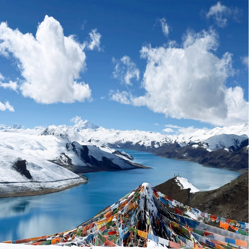 【全景6天】西藏旅游羊湖珠峰大本营纳木错圣象天门全景环线6天5